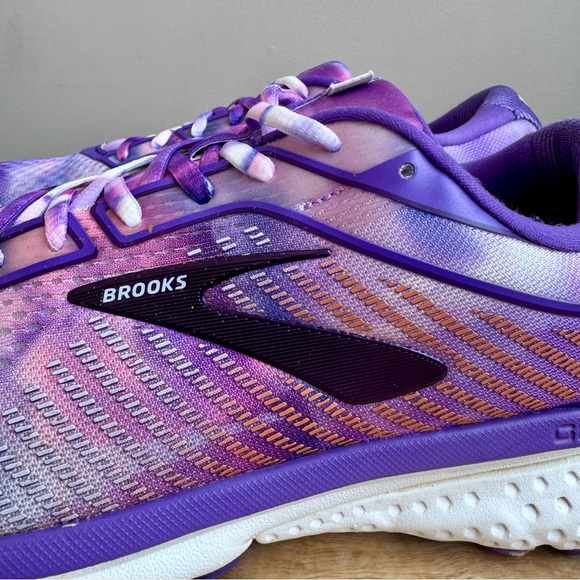 Brooks Women's Running Shoe Ghost Unity Together Purple Tie Dye Size 11 - Picture 5 of 13